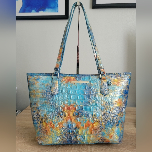 Brahmin Handbags - Brahmin Reef Mebourne Medium Asher Leather Tote